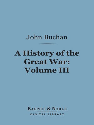 cover image of A History of the Great War, Volume 3 (Barnes & Noble Digital Library)
